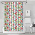 thumbnail image 1 of Pioneer Flower Floral Print Pattern Shower Curtain 72"x72" ,Bathroom Decorative Shower Curtains Set with 12 Hooks,Modern Waterproof Washable Shower Curtain, 1 of 6
