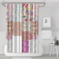 thumbnail image 1 of Pioneer Flower Floral Print Pattern Shower Curtain 72"x72" ,Bathroom Decorative Shower Curtains Set with 12 Hooks,Modern Waterproof Washable Shower Curtain, 1 of 5