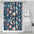 thumbnail image 1 of Pioneer Flower Floral Print Pattern Shower Curtain 72"x72" ,Bathroom Decorative Shower Curtains Set with 12 Hooks,Modern Waterproof Washable Shower Curtain, 1 of 6