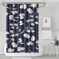 thumbnail image 1 of Pioneer Flower Floral Print Pattern Shower Curtain 72"x72" ,Bathroom Decorative Shower Curtains Set with 12 Hooks,Modern Waterproof Washable Shower Curtain, 1 of 6