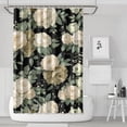 thumbnail image 1 of Pioneer Flower Floral Print Pattern Shower Curtain 72"x72" ,Bathroom Decorative Shower Curtains Set with 12 Hooks,Modern Waterproof Washable Shower Curtain, 1 of 6