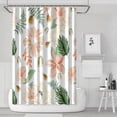 thumbnail image 1 of Pioneer Flower Floral Print Pattern Shower Curtain 72"x72" ,Bathroom Decorative Shower Curtains Set with 12 Hooks,Modern Waterproof Washable Shower Curtain, 1 of 6