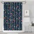 thumbnail image 1 of Pioneer Flower Floral Print Pattern Shower Curtain 72"x72" ,Bathroom Decorative Shower Curtains Set with 12 Hooks,Modern Waterproof Washable Shower Curtain, 1 of 6