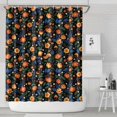 thumbnail image 1 of Pioneer Flower Floral Print Pattern Shower Curtain 72"x84", Bathroom Decorative Shower Curtain Set with 12 Hooks, Waterproof Washable, 1 of 5