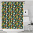 thumbnail image 1 of Pioneer Flower Floral Print Pattern Shower Curtain 72"x84", Bathroom Decorative Shower Curtain Set with 12 Hooks, Waterproof Washable, 1 of 6