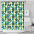 thumbnail image 1 of Pioneer Flower Floral Print Pattern Shower Curtain 72"x84", Bathroom Decorative Shower Curtain Set with 12 Hooks, Waterproof Washable, 1 of 6