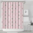 thumbnail image 1 of Pioneer Flower Floral Print Pattern Shower Curtain 72"x84", Bathroom Decorative Shower Curtain Set with 12 Hooks, Waterproof Washable, 1 of 6