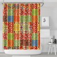 thumbnail image 1 of Pioneer Flower Floral Print Pattern Shower Curtain 72"x84", Bathroom Decorative Shower Curtain Set with 12 Hooks, Waterproof Washable, 1 of 1