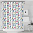 thumbnail image 1 of Pioneer Flower Floral Print Pattern Shower Curtain 72"x84", Bathroom Decorative Shower Curtain Set with 12 Hooks, Waterproof Washable, 1 of 6