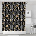 thumbnail image 1 of Pioneer Flower Floral Print Pattern Shower Curtain 72"x84", Bathroom Decorative Shower Curtain Set with 12 Hooks, Waterproof Washable, 1 of 6