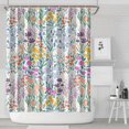 thumbnail image 1 of Pioneer Flower Floral Print Pattern Shower Curtain 72"x84" ,Bathroom Decorative Shower Curtains Set with 12 Hooks,Modern Waterproof Washable Shower Curtain, 1 of 6