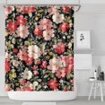 thumbnail image 1 of Pioneer Flower Floral Print Pattern Shower Curtain 72"x84" ,Bathroom Decorative Shower Curtains Set with 12 Hooks,Modern Waterproof Washable Shower Curtain, 1 of 6