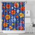 thumbnail image 1 of Pioneer Flower Floral Print Pattern Shower Curtain 72"x84" ,Bathroom Decorative Shower Curtains Set with 12 Hooks,Modern Waterproof Washable Shower Curtain, 1 of 6
