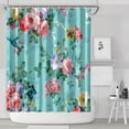 thumbnail image 1 of Pioneer Flower Floral Print Pattern Shower Curtain 72"x84" ,Bathroom Decorative Shower Curtains Set with 12 Hooks,Modern Waterproof Washable Shower Curtain, 1 of 6