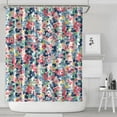 thumbnail image 1 of Pioneer Flower Floral Print Pattern Shower Curtain 72"x84" ,Bathroom Decorative Shower Curtains Set with 12 Hooks,Modern Waterproof Washable Shower Curtain, 1 of 6