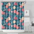 thumbnail image 1 of Pioneer Flower Floral Print Pattern Shower Curtain 72"x84" ,Bathroom Decorative Shower Curtains Set with 12 Hooks,Modern Waterproof Washable Shower Curtain, 1 of 6