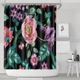 thumbnail image 1 of Pioneer Flower Floral Print Pattern Shower Curtain 72"x84" ,Bathroom Decorative Shower Curtains Set with 12 Hooks,Modern Waterproof Washable Shower Curtain, 1 of 6