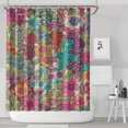 thumbnail image 1 of Pioneer Flower Floral Print Pattern Shower Curtain 72"x84" ,Bathroom Decorative Shower Curtains Set with 12 Hooks,Modern Waterproof Washable Shower Curtain, 1 of 6