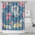 thumbnail image 1 of Pioneer Flower Floral Print Pattern Shower Curtain 72"x84" ,Bathroom Decorative Shower Curtains Set with 12 Hooks,Modern Waterproof Washable Shower Curtain, 1 of 6