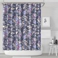 thumbnail image 1 of Pioneer Flower Floral Print Pattern Shower Curtain 72"x84" ,Bathroom Decorative Shower Curtains Set with 12 Hooks,Modern Waterproof Washable Shower Curtain, 1 of 6