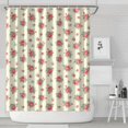 thumbnail image 1 of Pioneer Flower Floral Print Pattern Shower Curtain 72x84in, Bathroom Decorative Shower Curtain Set with 12 Hooks, Waterproof Washable, 1 of 6