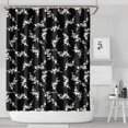 thumbnail image 1 of Pioneer Flower Floral Print Pattern Shower Curtain 84”x72", Bathroom Decorative Shower Curtain Set with 12 Hooks, Waterproof Washable, 1 of 6