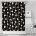 thumbnail image 1 of Pioneer Flower Floral Print Pattern Shower Curtain 84"x72", Bathroom Decorative Shower Curtain Set with 12 Hooks, Waterproof Washable, 1 of 6