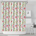 thumbnail image 1 of Pioneer Flower Floral Print Pattern Shower Curtain 84"x72", Bathroom Decorative Shower Curtain Set with 12 Hooks, Waterproof Washable, 1 of 6