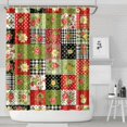 thumbnail image 1 of Pioneer Flower Floral Print Pattern Shower Curtain 84"x72", Bathroom Decorative Shower Curtain Set with 12 Hooks, Waterproof Washable, 1 of 6