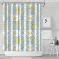 thumbnail image 1 of Pioneer Flower Floral Print Pattern Shower Curtain 84”x72", Bathroom Decorative Shower Curtain Set with 12 Hooks, Waterproof Washable, 1 of 6