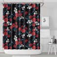 thumbnail image 1 of Pioneer Flower Floral Print Pattern Shower Curtain 84"x72" ,Bathroom Decorative Shower Curtains Set with 12 Hooks,Modern Waterproof Washable Shower Curtain, 1 of 6