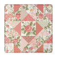 thumbnail image 1 of Pioneer Flower Floral Print Pattern Square Fitted Tablecloth with Elastic Edge,Square Table Cover,Washable Elastic Table Cover for Home Kitchen Party Decor 34"x34", 1 of 6