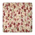 thumbnail image 1 of Pioneer Flower Floral Print Pattern Square Fitted Tablecloth with Elastic Edge,Square Table Cover,Washable Elastic Table Cover for Home Kitchen Party Decor 34"x34", 1 of 6