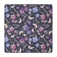 thumbnail image 1 of Pioneer Flower Floral Print Pattern Square Fitted Tablecloth with Elastic Edge,Square Table Cover,Washable Elastic Table Cover for Home Kitchen Party Decor 34"x34", 1 of 6