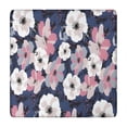 thumbnail image 1 of Pioneer Flower Floral Print Pattern Square Fitted Tablecloth with Elastic Edge,Square Table Cover,Washable Elastic Table Cover for Home Kitchen Party Decor 34"x34", 1 of 6