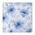 thumbnail image 1 of Pioneer Flower Floral Print Pattern Square Fitted Tablecloth with Elastic Edge,Square Table Cover,Washable Elastic Table Cover for Home Kitchen Party Decor 34"x34", 1 of 6