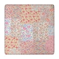 thumbnail image 1 of Pioneer Flower Floral Print Pattern Square Fitted Tablecloth with Elastic Edge,Square Table Cover,Washable Elastic Table Cover for Home Kitchen Party Decor 34"x34", 1 of 6
