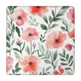 thumbnail image 1 of Pioneer Flower Floral Print Pattern Square Fitted Tablecloth with Elastic Edge,Square Table Cover,Washable Elastic Table Cover for Home Kitchen Party Decor 34"x34", 1 of 6