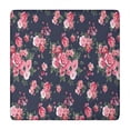 thumbnail image 1 of Pioneer Flower Floral Print Pattern Square Fitted Tablecloth with Elastic Edge,Square Table Cover,Washable Elastic Table Cover for Home Kitchen Party Decor 34"x34", 1 of 6