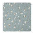 thumbnail image 1 of Pioneer Flower Floral Print Pattern Square Fitted Tablecloth with Elastic Edge,Square Table Cover,Washable Elastic Table Cover for Home Kitchen Party Decor 34"x34", 1 of 6