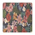 thumbnail image 1 of Pioneer Flower Floral Print Pattern Square Fitted Tablecloth with Elastic Edge,Square Table Cover,Washable Elastic Table Cover for Home Kitchen Party Decor 34"x34", 1 of 6