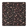 thumbnail image 1 of Pioneer Flower Floral Print Pattern Square Fitted Tablecloth with Elastic Edge,Square Table Cover,Washable Elastic Table Cover for Home Kitchen Party Decor 34"x34", 1 of 6