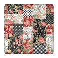 thumbnail image 1 of Pioneer Flower Floral Print Pattern Square Fitted Tablecloth with Elastic Edge,Square Table Cover,Washable Elastic Table Cover for Home Kitchen Party Decor 34"x34", 1 of 6