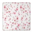 thumbnail image 1 of Pioneer Flower Floral Print Pattern Square Fitted Tablecloth with Elastic Edge,Square Table Cover,Washable Elastic Table Cover for Home Kitchen Party Decor 34"x34", 1 of 6