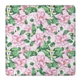 thumbnail image 1 of Pioneer Flower Floral Print Pattern Square Fitted Tablecloth with Elastic Edge,Square Table Cover,Washable Elastic Table Cover for Home Kitchen Party Decor 36"x36", 1 of 6