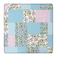 thumbnail image 1 of Pioneer Flower Floral Print Pattern Square Fitted Tablecloth with Elastic Edge,Square Table Cover,Washable Elastic Table Cover for Home Kitchen Party Decor 36"x36", 1 of 6