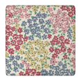 thumbnail image 1 of Pioneer Flower Floral Print Pattern Square Fitted Tablecloth with Elastic Edge,Square Table Cover,Washable Elastic Table Cover for Home Kitchen Party Decor 36"x36", 1 of 6