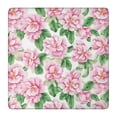 thumbnail image 1 of Pioneer Flower Floral Print Pattern Square Fitted Tablecloth with Elastic Edge,Square Table Cover,Washable Elastic Table Cover for Home Kitchen Party Decor 36"x36", 1 of 6