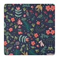 thumbnail image 1 of Pioneer Flower Floral Print Pattern Square Fitted Tablecloth with Elastic Edge,Square Table Cover,Washable Elastic Table Cover for Home Kitchen Party Decor 36"x36", 1 of 6