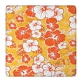 thumbnail image 1 of Pioneer Flower Floral Print Pattern Square Fitted Tablecloth with Elastic Edge,Square Table Cover,Washable Elastic Table Cover for Home Kitchen Party Decor 36"x36", 1 of 6